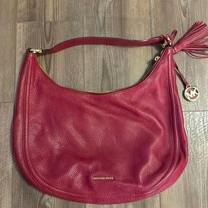 Michael Kors leather hobo bag
